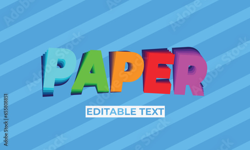 paper text effect