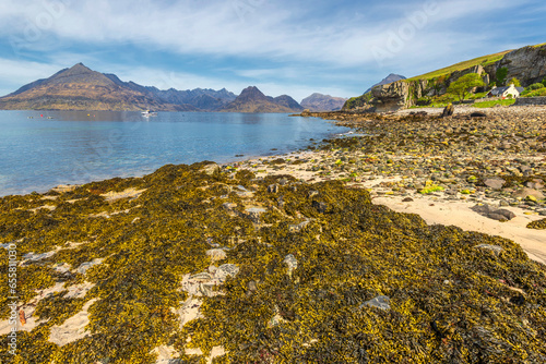 island of skye, lake Coruisk landscape, scotland, uk photo