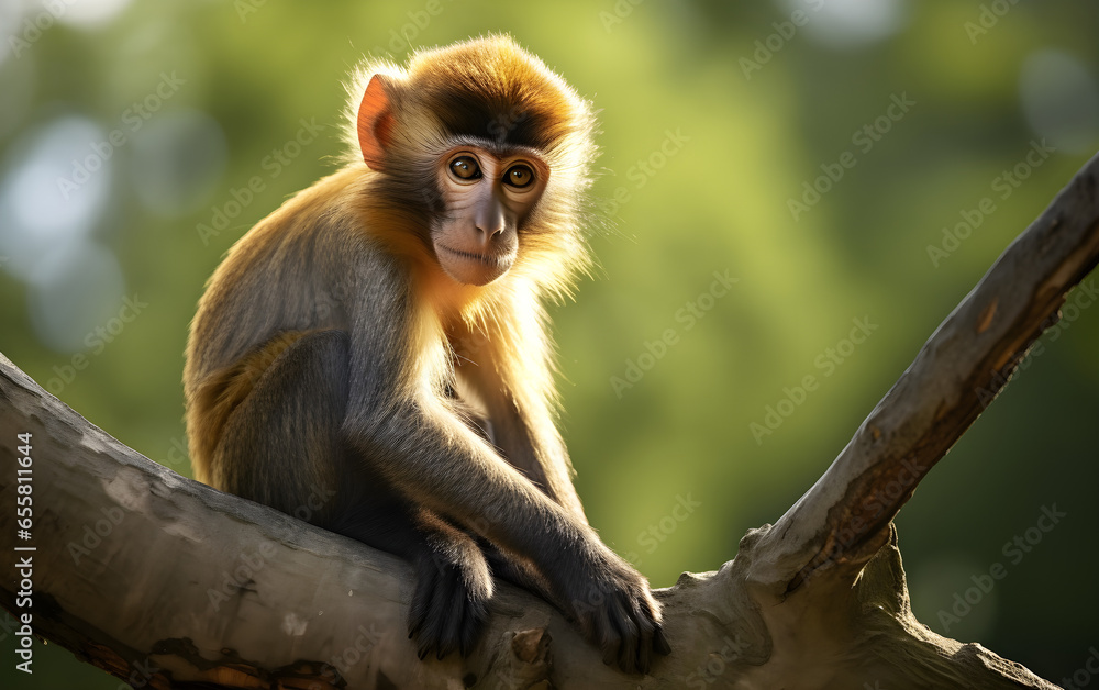 Olive baboon in Kenya, East Africa close-up head and shoulders shot, on a tree brunch, tropics, cute monkey, photography Olive baboon in Kenya, East Africa close-up head and shoulders shot, on a tree brunch, tropics, cute monkey, photography