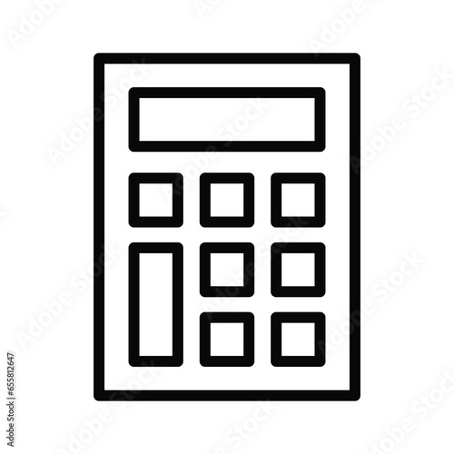Digital calculator vector design, mathematical calculation equipment in modern style