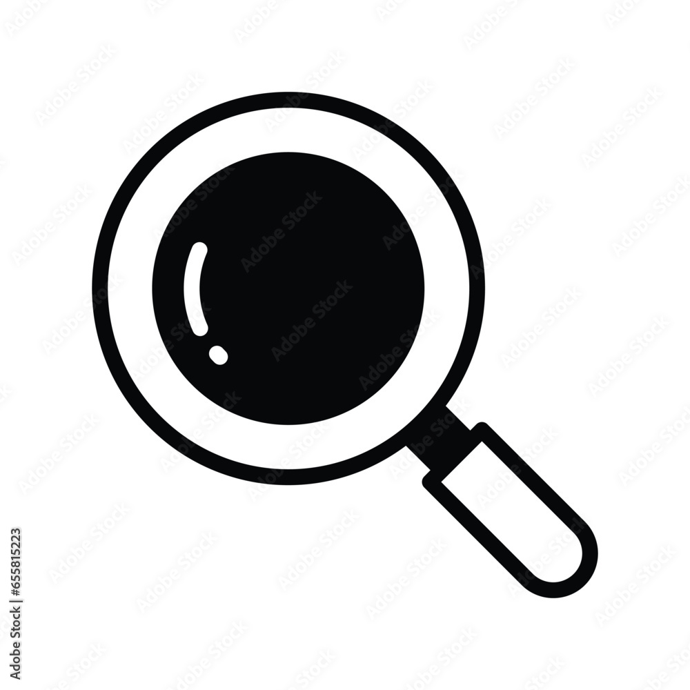 Magnifying glass vector design, a research tool icon in trendy style Magnifying glass vector design, a research tool icon in trendy style