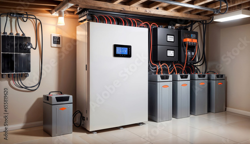 Backup power beyond compare: uninterruptible home energy supply. photo