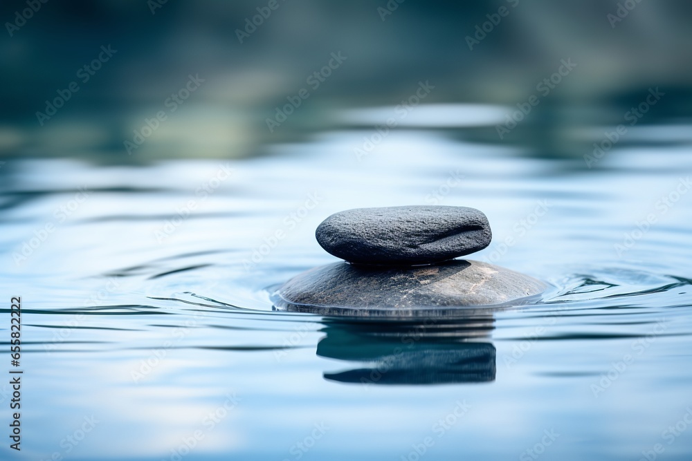 Zen SPA stone water artistic conception picture minimalist photography style composition aesthetic