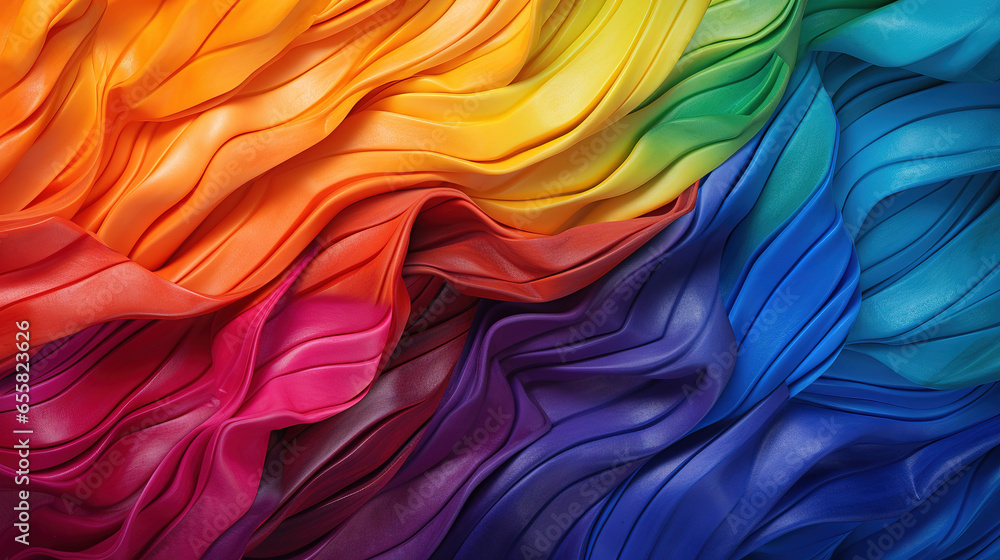 Vibrant Rainbow Attire: A Spectrum of Colors in Fashion