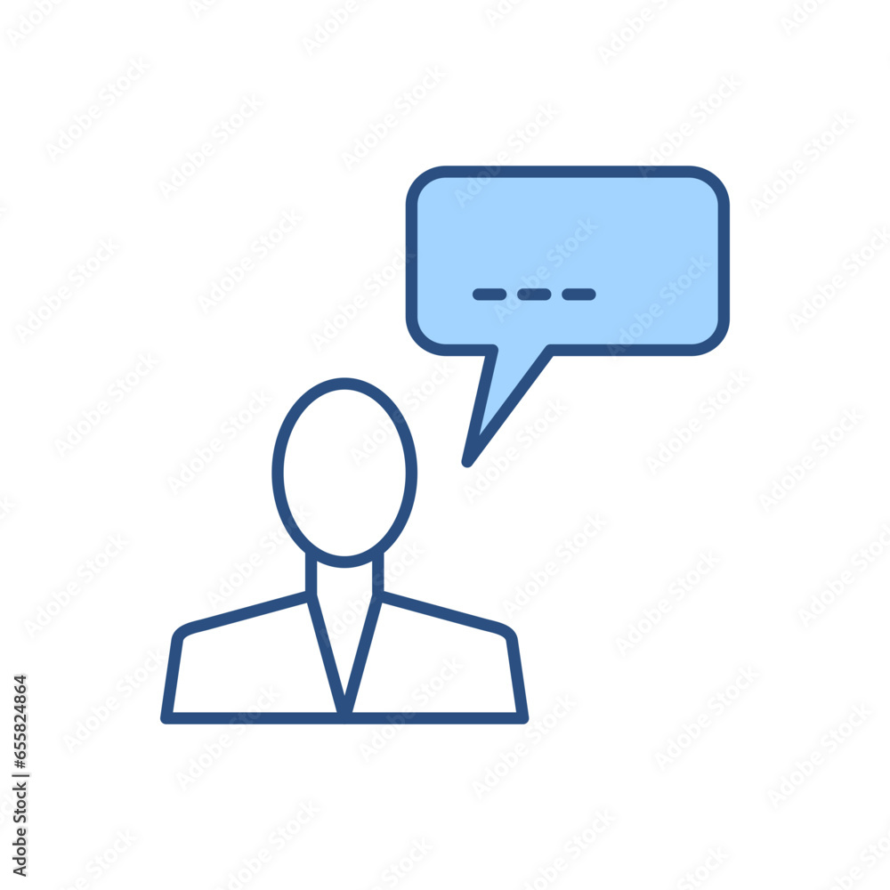 Man Talking related vector icon. Isolated on white background. Vector illustration Man Talking related vector icon. Isolated on white background. Vector illustration