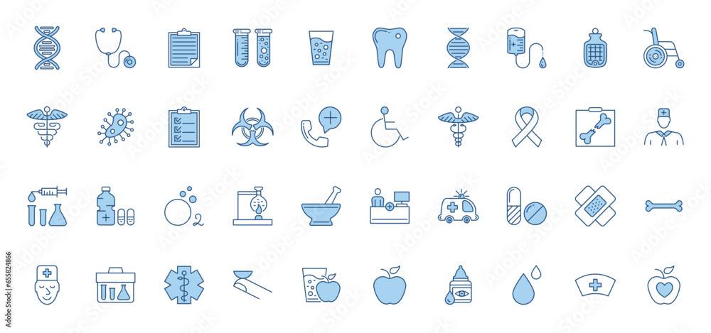 Medical Vector Icons Set. Line Icons, Sign and Symbols in Outline Design Medicine and Health Care with Elements for Mobile Concepts and Web Apps. Collection Modern Infographic Logo and Pictogram Medical Vector Icons Set. Line Icons, Sign and Symbols in Outline Design Medicine and Health Care with Elements for Mobile Concepts and Web Apps. Collection Modern Infographic Logo and Pictogram