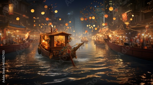 Join the waterborne spectacle of the Tenjin Matsuri as boats light up the city's waterways. 