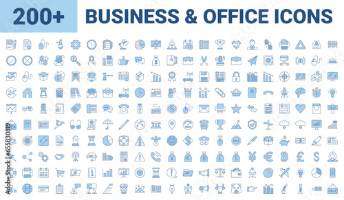 Set vector business, banking and finance icons set. Icons for business, management, finance, strategy, banking, marketing and accounting for mobile concepts and web. Modern pictogram