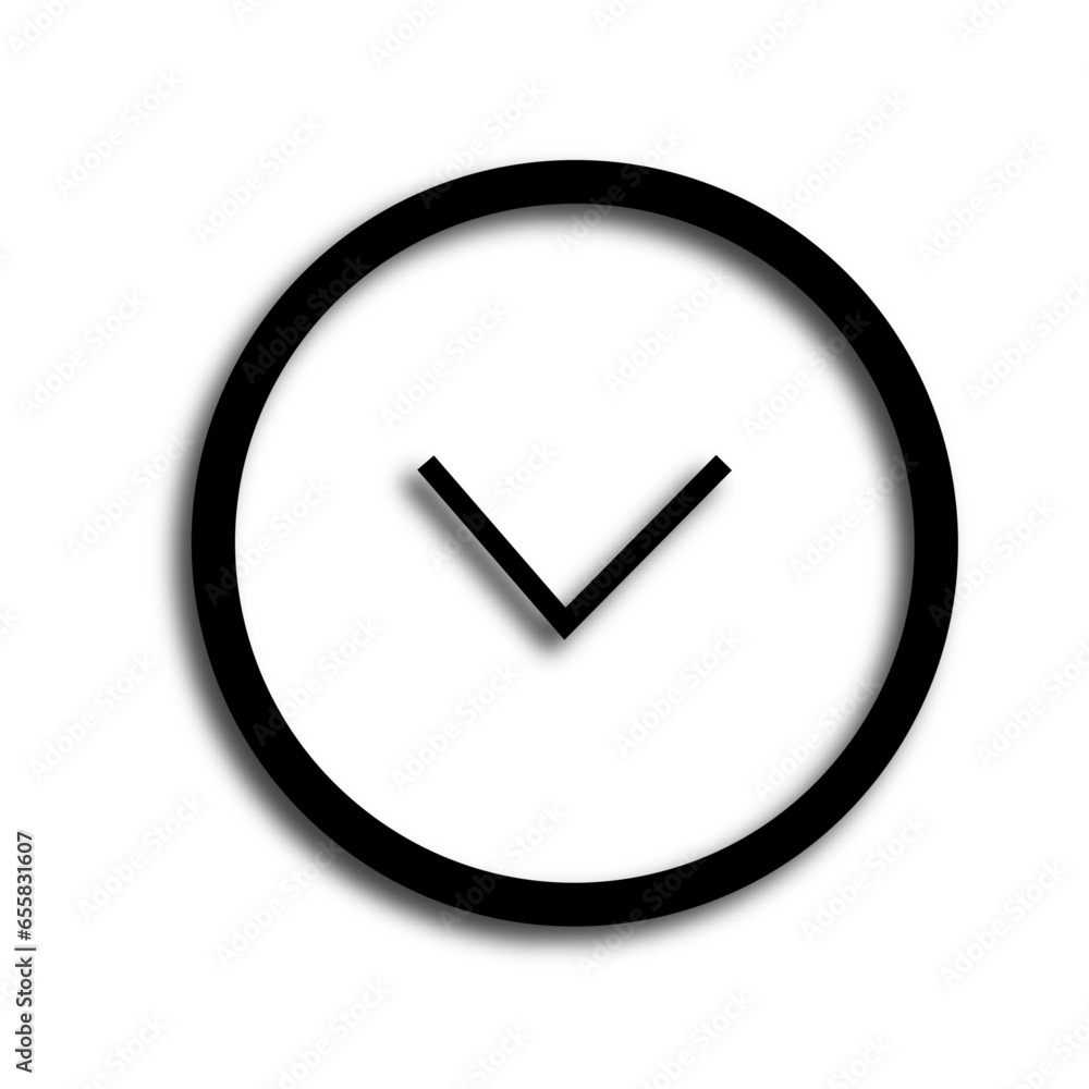 check mark icon on square internet button check mark icon on square internet button