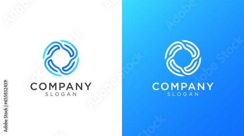 Letter O logo design for various types of businesses and company. colorful, modern, geometric, luxury letter o logo set