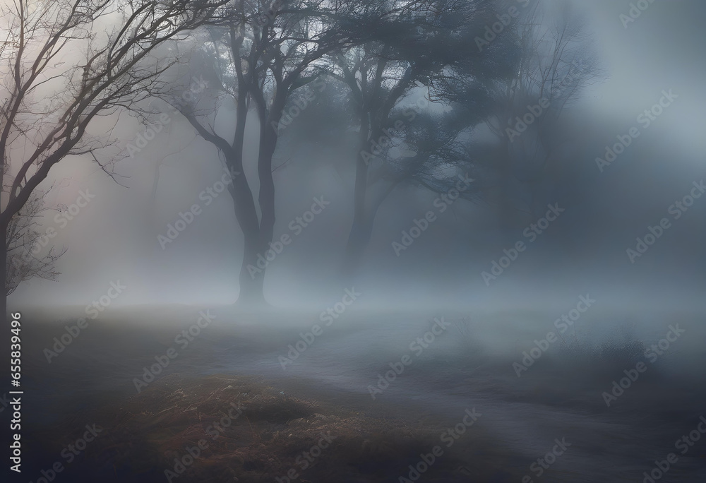 Misty. Foggy. Atmospheric. Weather. Hazy. Nature. Scenic. Serene. Mystical. Ethereal. Fog. Tranquil. Misty Landscape. Mysterious. Misty Morning. Dreamy. Eerie. Moody. Nature's Beauty. AI Generated.