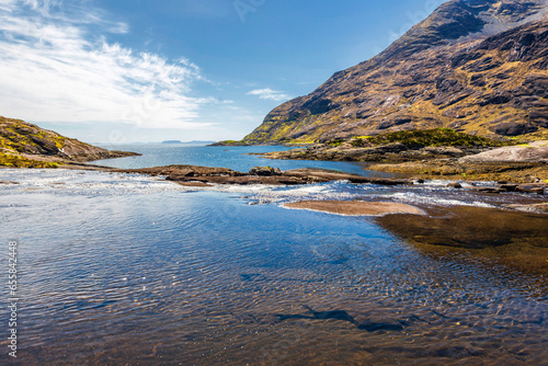 island of skye, lake Coruisk landscape, scotland, uk photo