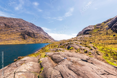 island of skye, lake Coruisk landscape, scotland, uk photo