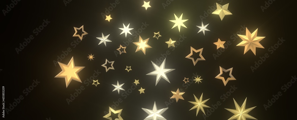 XMAS Stars - golden stars - XMAS Stars - golden stars -