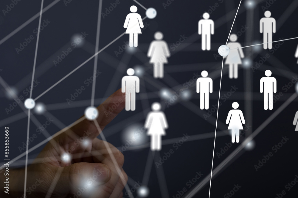 Global network. Blockchain. 3D illustration. Neural networks and artificial intelligence. Abstract Global network. Blockchain. 3D illustration. Neural networks and artificial intelligence. Abstract