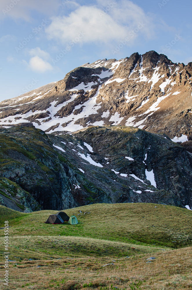 Camping in the Mountains