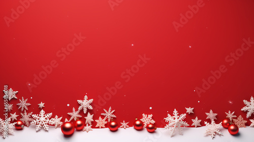 Festive xmas theme in red