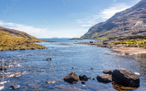 island of skye, lake Coruisk landscape, scotland, uk photo