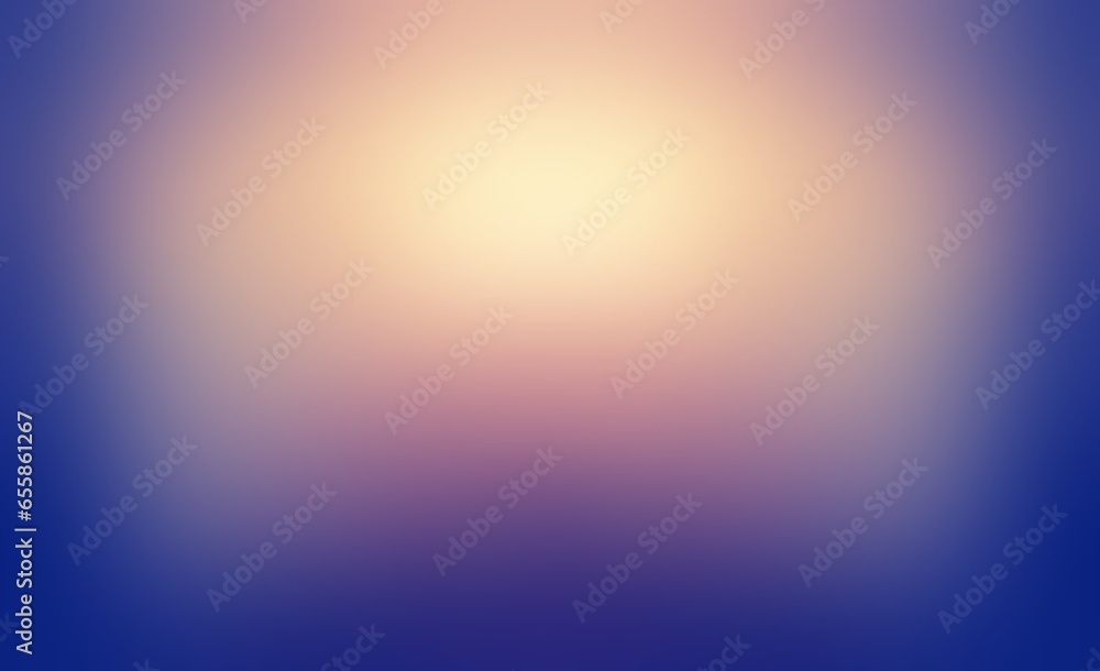 Obraz premium Yellow blue shiny symmetrical texture. Blur empty backdrop.