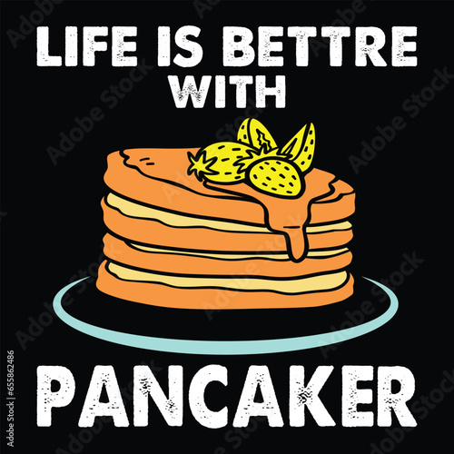 Funny Pancakes Art Breakfast Pancake Maker T-Shirt