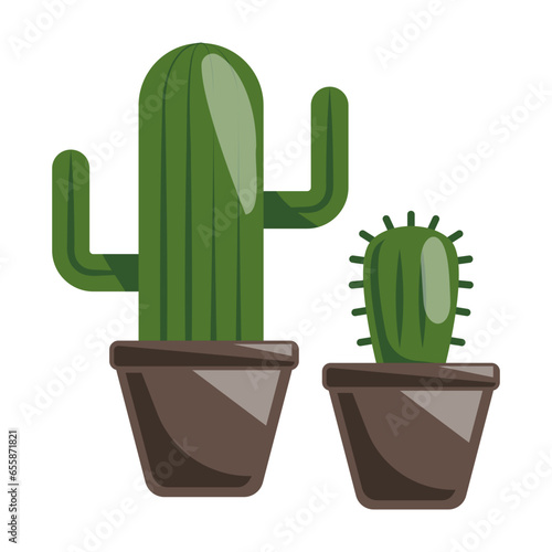 indoor potted plants concept, Tropical and subtropical houseplant vector color icon design, Lawn and Gardening symbol, Farm and Plant sign, agriculture and horticulture equipment stock illustration