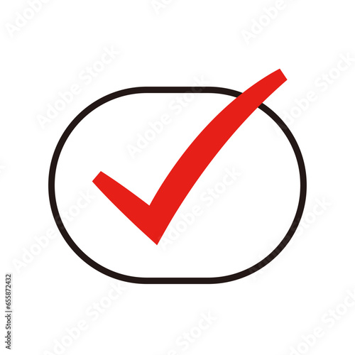 チェックマーク　チェックボックス