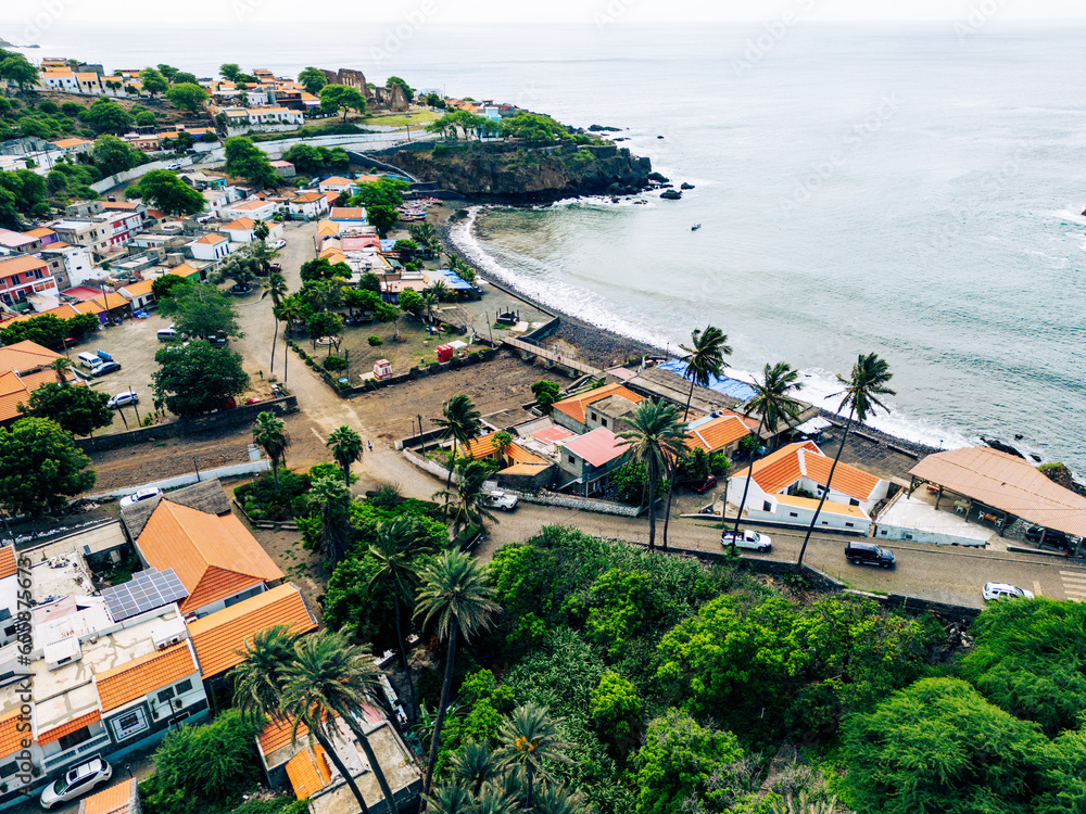 Cidade Velha Aerial View The Oldest City In The Republic Of Cape Verde Cidade Velha Aerial View The Oldest City In The Republic Of Cape Verde