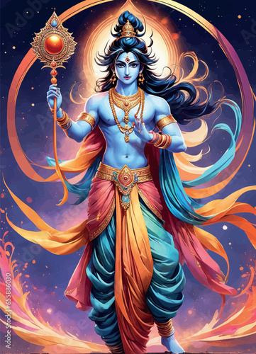 vector illustration of happy lord krishna with lord rama in abstract background vector illustration of happy lord krishna with lord rama in abstract background lord shiva and lord krishna
