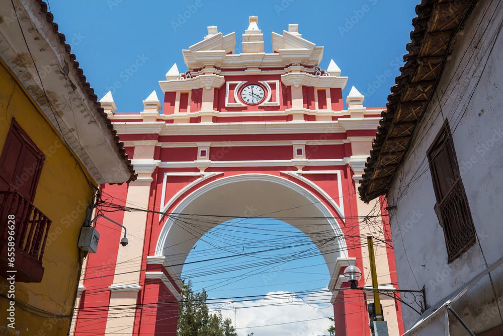 Obraz premium Colonial architecture in Peru