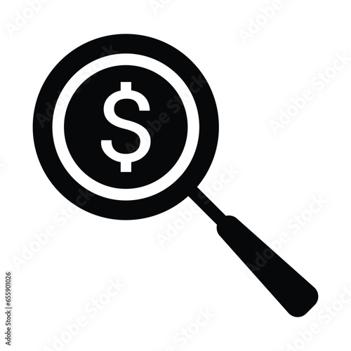 Search Dollar Icon
