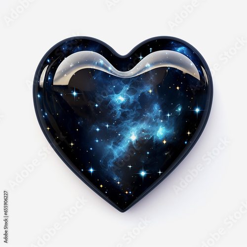 heart with a white background