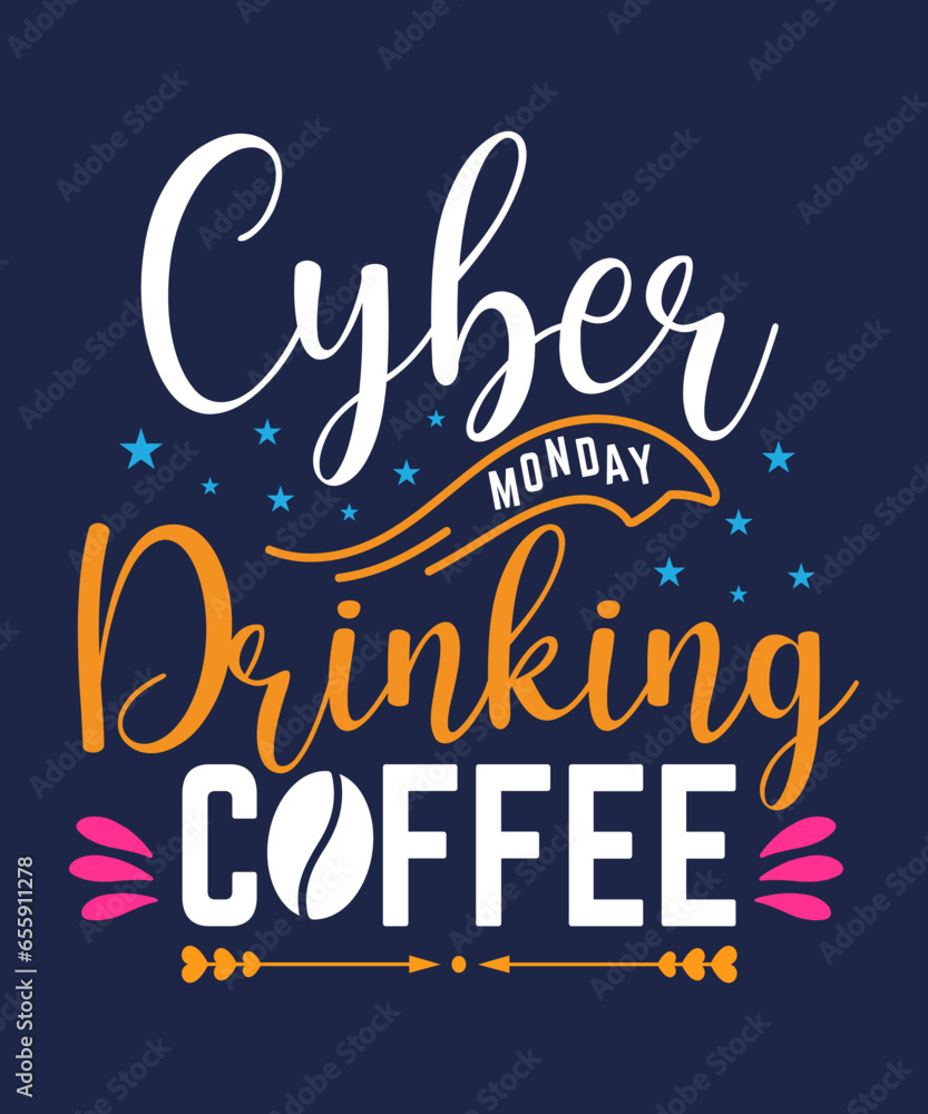Fototapeta premium Cyber Monday SVG design 