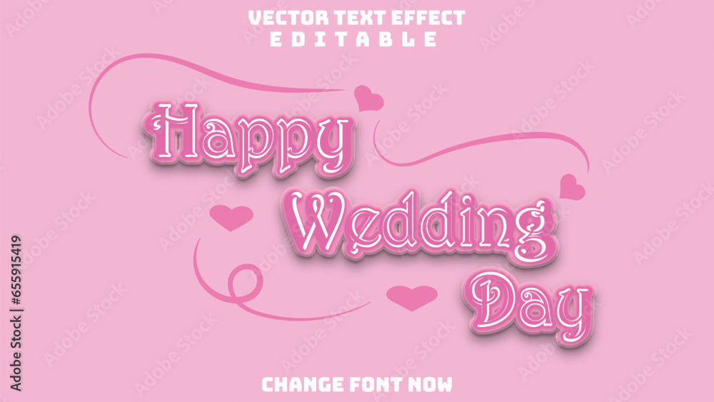 Vector Text Effect Editable Vector Text Effect Editable