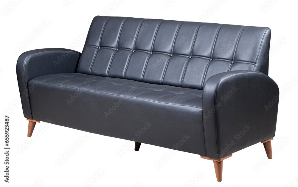 Fototapeta premium Modern designer chair on white background.