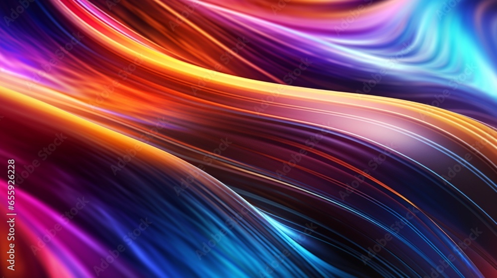 streamline abstract background bright side dark center.Generative AI streamline abstract background bright side dark center.Generative AI