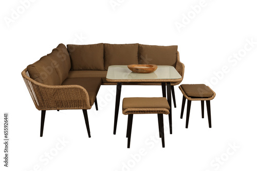 design and furniture of modern patio
