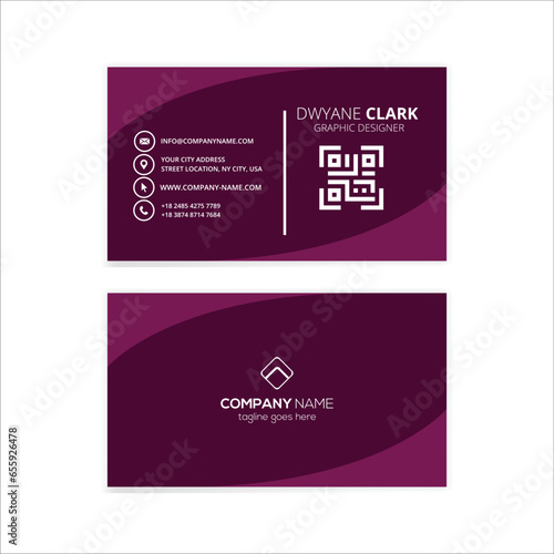  standard new Business card design template