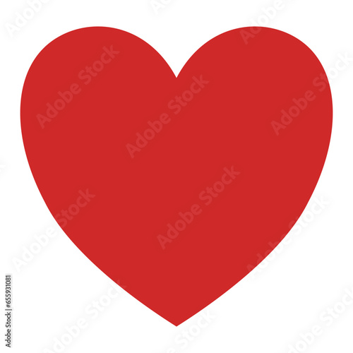 Classic Red Heart Shape