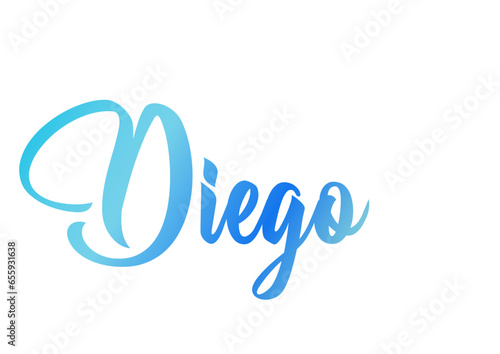 Diego - ideal for websites, emails, presentations, greetings, banners, cards, books, t-shirt, sweatshirt, prints, mug, Sublimation, Cricut

