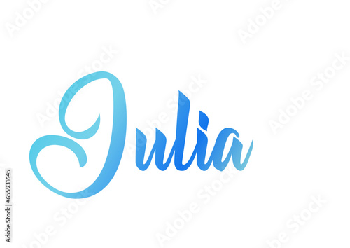 Julia - ideal for websites, emails, presentations, greetings, banners, cards, books, t-shirt, sweatshirt, prints, mug, Sublimation, Cricut

