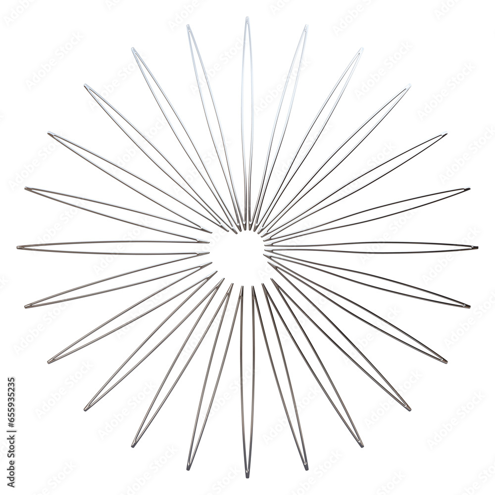 Obraz premium 3d liquid chrome abstract geometric shape