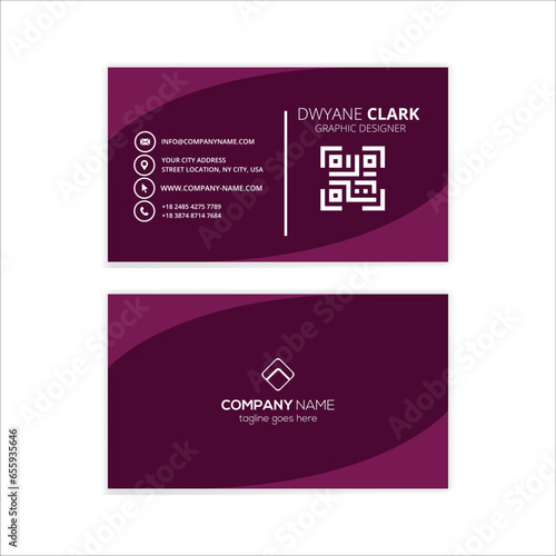  standard new Business card design template