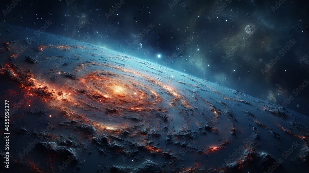 Andromeda galaxy: a spiral of stars and dust in the milky way Andromeda galaxy: a spiral of stars and dust in the milky way