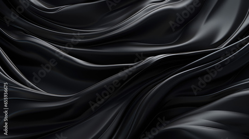 Foto Black oil texture, petroleum liquid background