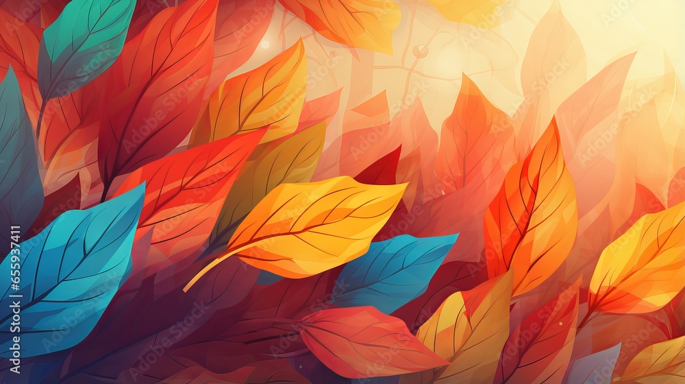 Colorful autumn leaves on a background Colorful autumn leaves on a background