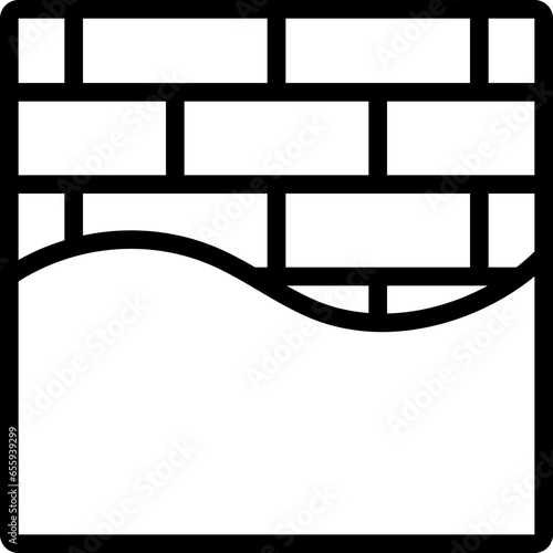 Plaster Boarding Wall Icon