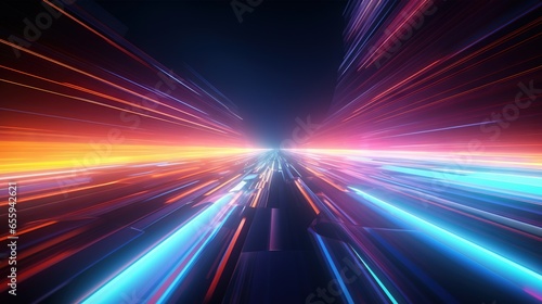 Neon oled speed lines wallpaper photo