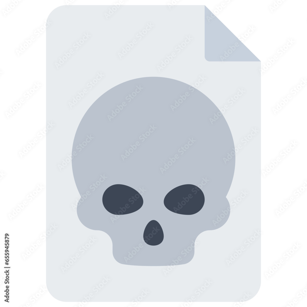 Skull File Icon Skull File Icon