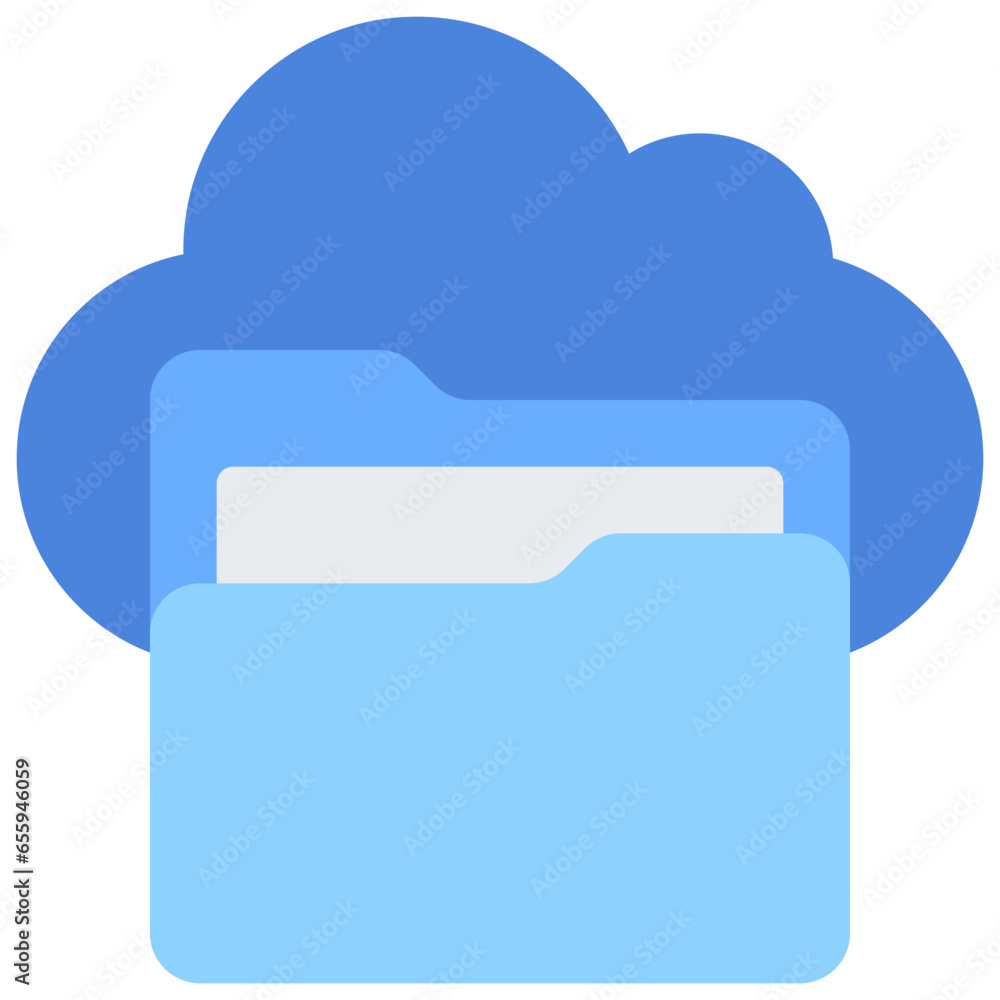 Cloud Folder Icon Cloud Folder Icon
