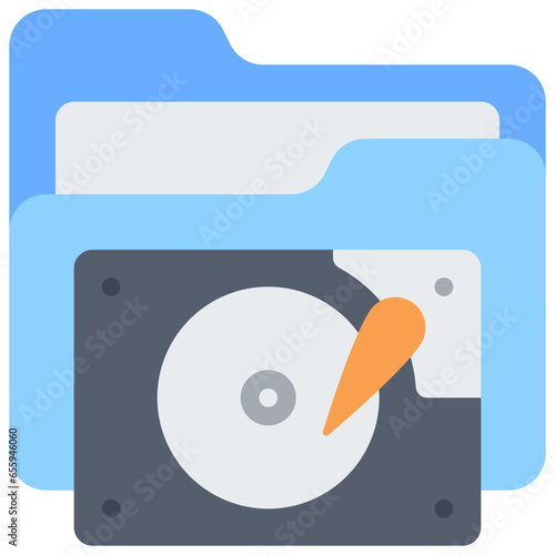 Hard Drive Folder Icon